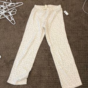 Cheetah print pajamas